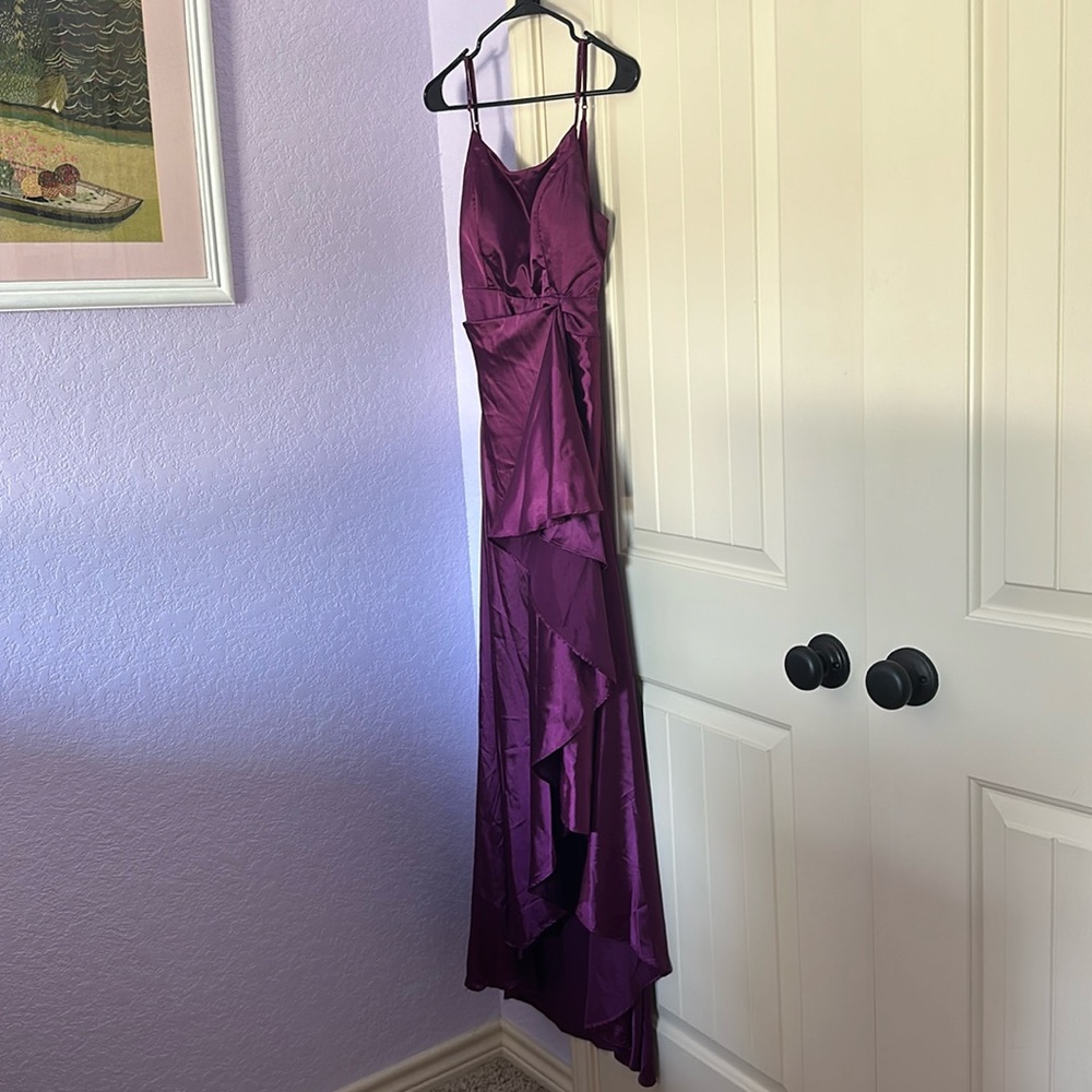 purple prom dress